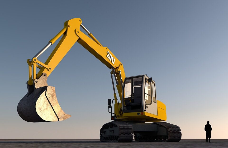 excavator for groundworks contracts